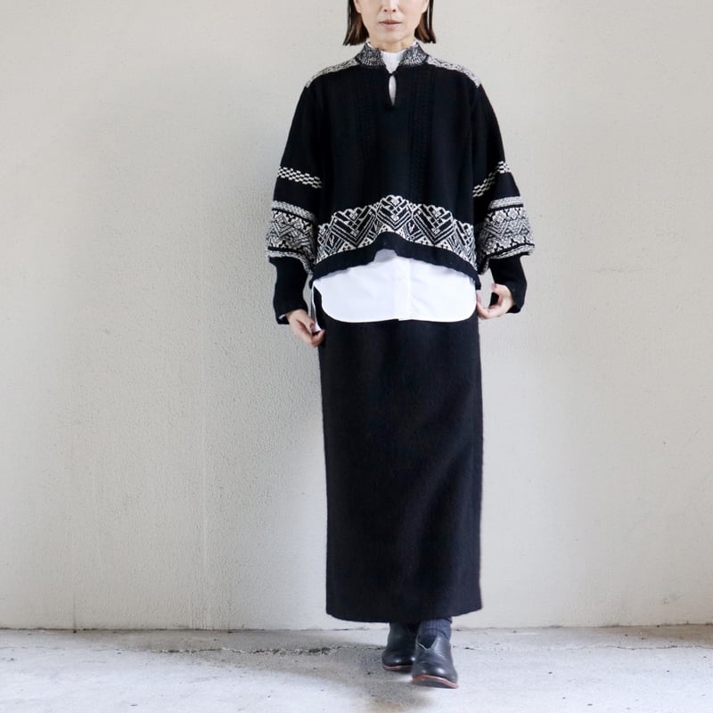 ASEEDONCLOUD アシードンクラウド Seiyako jacquard blouse
