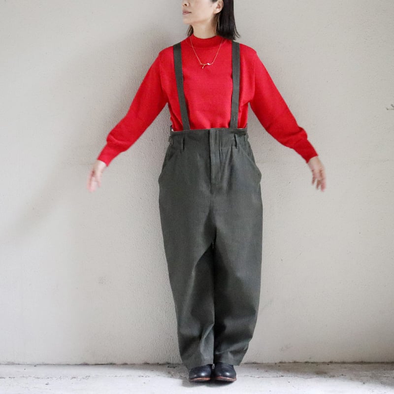 atelier naruse アトリエナルセ カツラギコットンリネンサスペンダー