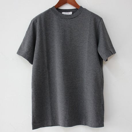 homspun ホームスパン　40/2天竺半袖Tシャツ　#サラシ、チャコール、ブラック