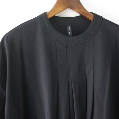 TRAVAIL MANUEL トラバイユマニュアル　クラシック天竺ランダムタックTシャツ