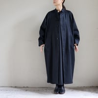atelier naruse アトリエナルセ 　コットンスタンドカラーコート cotton stand collar coat #ブラック　【送料無料】