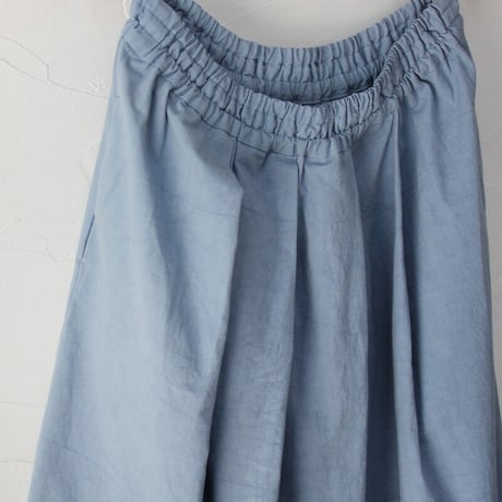 **またまた再入荷** Linenya リネンヤ　高密度コットンタックスカート