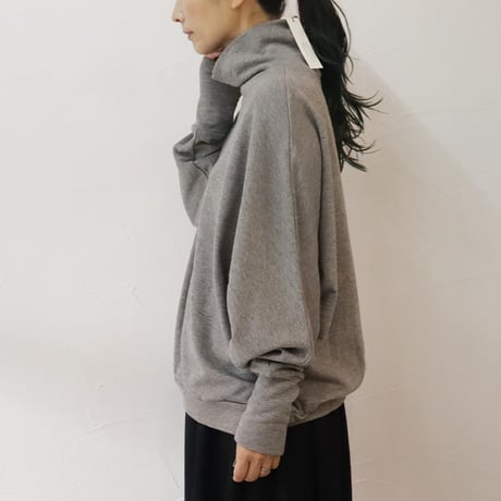 **再入荷** LinenYa リネンヤ　ヤク混ハイネックプルオーバー　#チャコール、グレー、オートミール