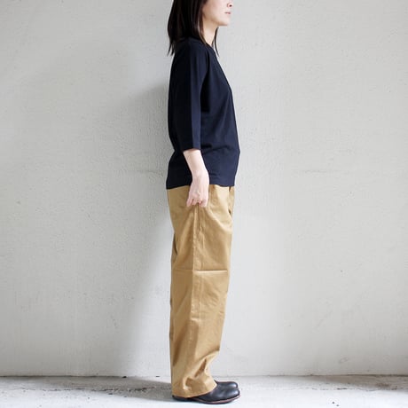 homspun ホームスパン　高密度ウェポンチノパンツ　#キャメル