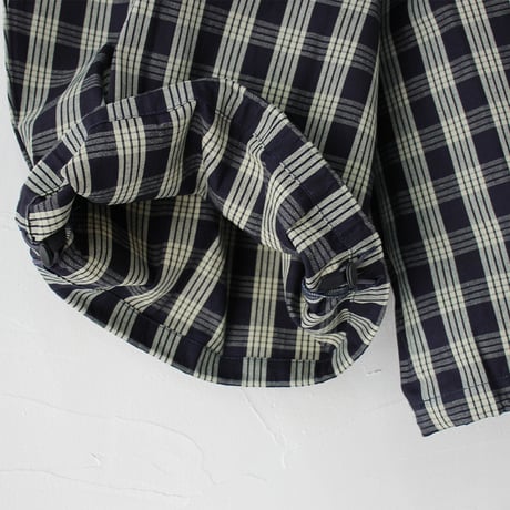 ASEEDONCLOUD アシードンクラウド　HandWerker culotte インディゴチェックハンドベイカーキュロット　#インディゴ