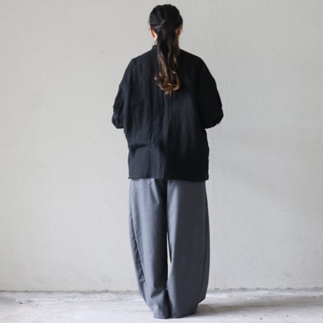 SUSURI ススリ　ハルシャツ　＃off white , black　【送料無料】