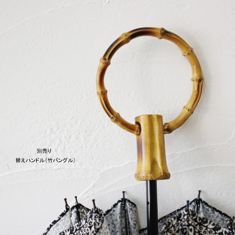 **再入荷**homspun ホームスパン　ダンプ小花プリント晴雨兼用折り畳み傘　#スミクロ、ブルー、ブラック