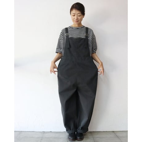 Brocante ブロカント　20sミニヘリンボンバンドルサロペット　#アイボリー、モカブラウン、ブラスト、ブラック
