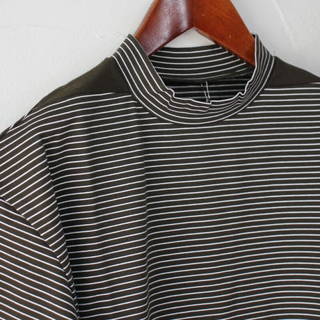 ASEEDONCLOUD アシードンクラウド HandWerker mockneck T-shirt モックネックTシャツ　#オフ白、オリーブ