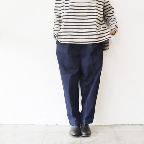 TRAVAIL MANUEL トラバイユマニュアル　T/Cデニムズートパンツ　#インディゴ　【送料無料】