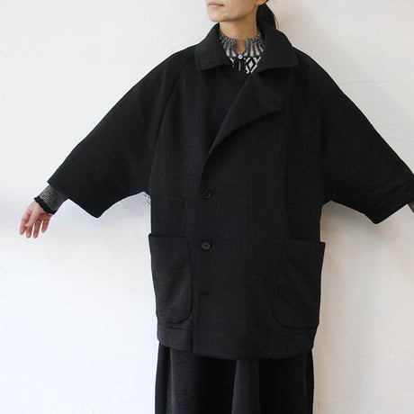 ASEEDONCLOUD アシードンクラウド Forest quilt Forest arctic coat フォレストキルトアークティックコート　#ブラック