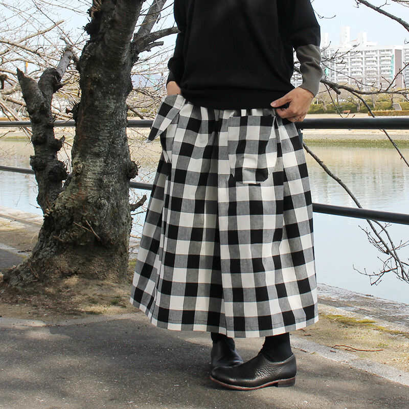 サザンカバイツリーズ チェックスカート 再生産** sasanqua by trees サザンカバイツリース ブロックチェック