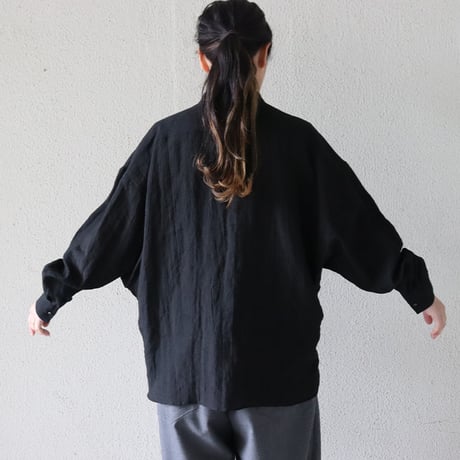 SUSURI ススリ　ハルシャツ　＃off white , black　【送料無料】