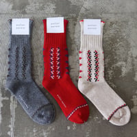 atelier naruse アトリエナルセ　wool ～folk～ warmer socks　ウール~folk~ウォーマーソックス　【送料無料】