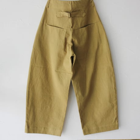 **またまた再入荷** sasanqua by trees サザンカバイツリース　カツラギバナナトラウザー　#アイボリー、ベージュ　【送料無料】