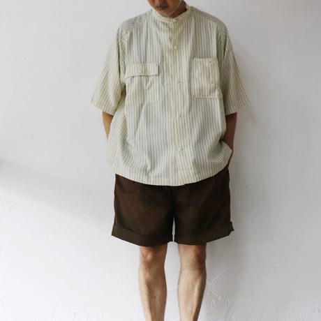 FUNSET OF ART ファンセットオブアート　IDGレーヨンウォバッシュ半袖カバーシャツ　#wabash 【送料無料】