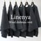 **再入荷** Linenya リネンヤ　ウールドルマンベスト　#チャコール　【送料無料】