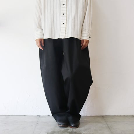 TRAVAIL MANUEL トラバイユマニュアル　コンパクトチノストレッチコクーンパンツ　　【送料無料】