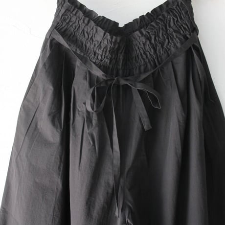 **またまた再入荷** LinenaYa リネンヤ　ハイウエストワイドパンツ　#ブラック　【送料無料】