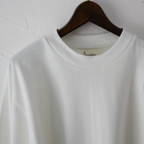 **2024s/s分到着**atelier naruse アトリエナルセ　コットン鹿の子バルーンカットソー　cotton kanoko balloon cut&sewn