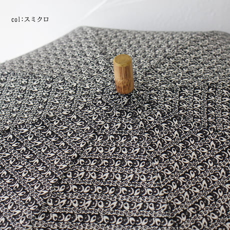 **再入荷** homspun ホームスパン　ダンプ小花プリント晴雨兼用長傘　#スミクロ、ブルー、ブラック