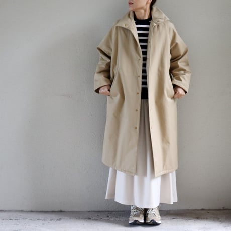 **2025a/w分到着**atelier naruse アトリエナルセ　cotton batting coat　コットン中綿コート　【送料無料】