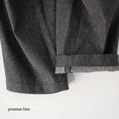SUSURI ススリ　ムースパンツ　#crema blue , prussian blue  【送料無料】