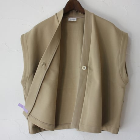 ARTE POVERA アルテポーヴェラ　ポンチ裏起毛フレンチカーデ　#ベージュ
