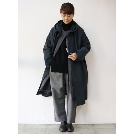 TRAVAIL MANUEL トラヴァイユマニュエル　ライトグログランBIGパーカ　♯オリーブ、ブラック、ダークグレー　【送料無料】
