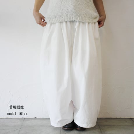 ASEEDONCLOUD アシードンクラウド　HandWerker culotte リップストップハンドベイカーキュロット　#ホワイト、ブラック