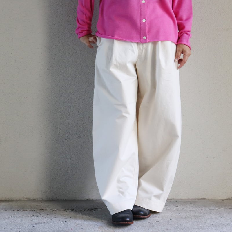 アシードンクラウド　2タックリネンパンツ 2025A/W分到着** ASEEDONCLOUD アシードンクラウド handwerke