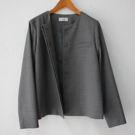 **2026年度分到着** atelier naruse アトリエナルセ　formal set-up no collar jacket　フォーマルセットアップノーカラージャケット