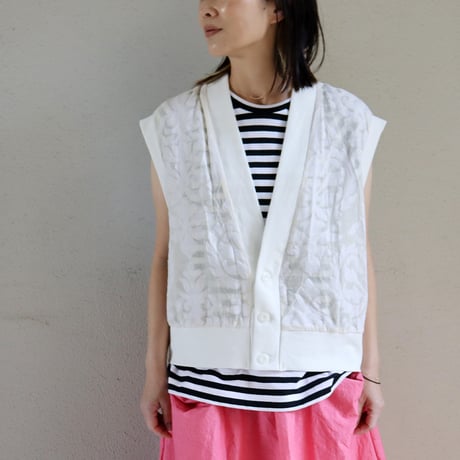 ARTE POVERA アルテポーヴェラ　インドジャガードベスト　#キナリ