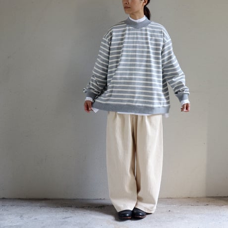 amne アンヌ　" NEW " BORDER gride fish mouth　【送料無料】