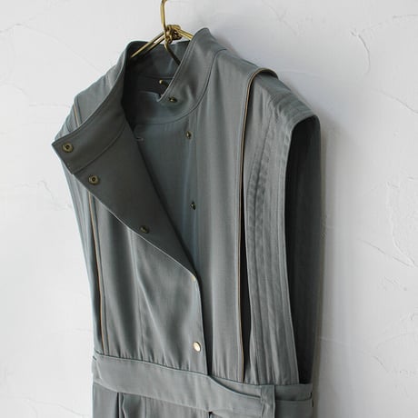 ASEEDONCLOUD アシードンクラウド　Hiraeth wool chambrey Hiraeth work coat ＃Light  green