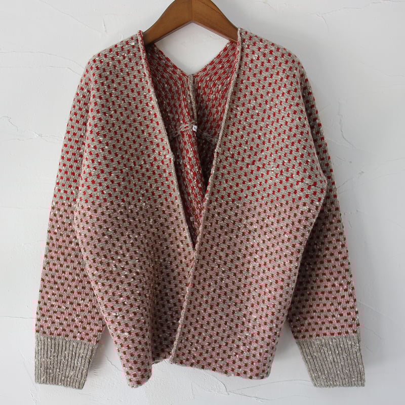 再入荷**homspun ホームスパン ナチュラルネップジャガード