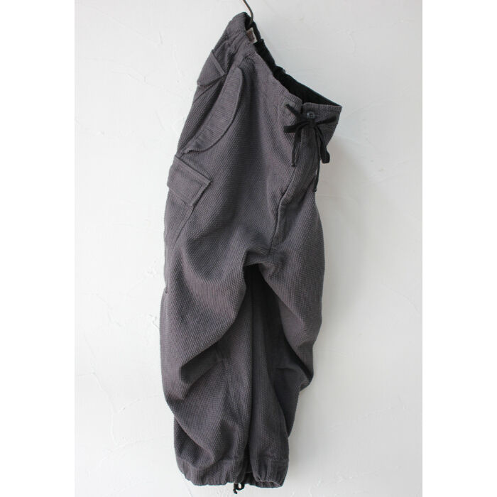 新品 マニプリ バルーンヒストリー コットンリネン イージーパンツ 