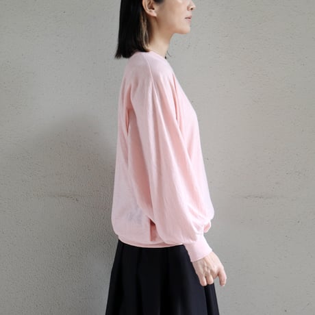 atelier naruse アトリエナルセ　コットンスラブバルーンカットソー　cotton slub balloon cut&sewn