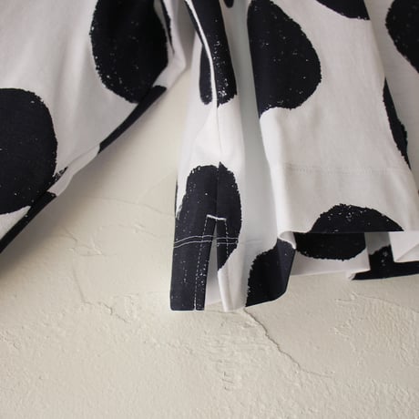 atelier naruse アトリエナルセ　コットンカットソーブラウス　cotton cut&sewn blouse～mizutama～