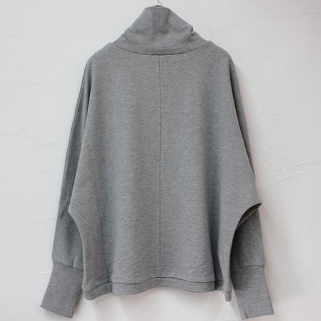 **ネイビーのみ再入荷** LinenYa 天竺ハイネックプルオーバー　#ネイビー、グレー　【送料無料】