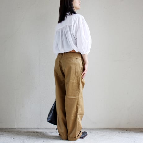 homspun ホームスパン　高密度ウェポンチノパンツ　#キャメル　【送料無料】