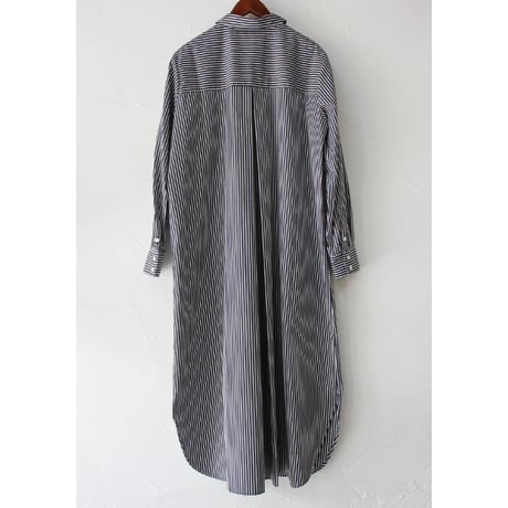 amne アンヌ　STRIPE bias dress　#Bordeaux、Black 【送料無料】