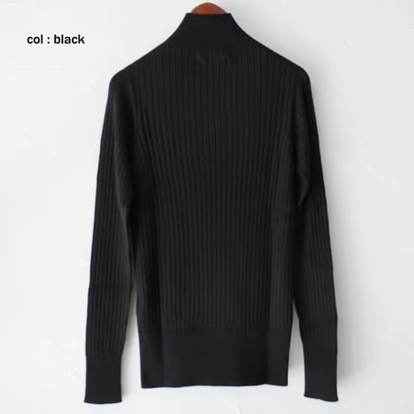 SUSURI ススリ　ポエータハイネックセーター　#black . dark navy . sand . off white  【送料無料】