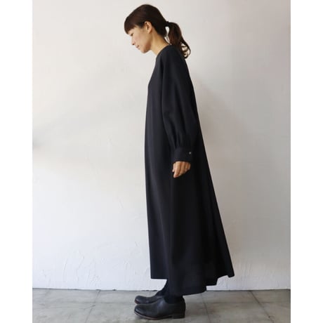 atelier naruse アトリエナルセ　テックウール ロングワンピース｜tech wool long one-piece