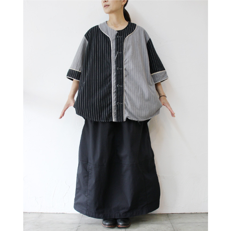 FUNSET OF ART ファンセットオフアート ピンストライプOXベースボール