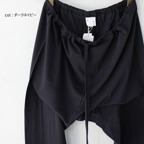 homspun ホームスパン  天竺ロング丈スパッツ　#TOPチャコール、ブラック、ダークネイビー