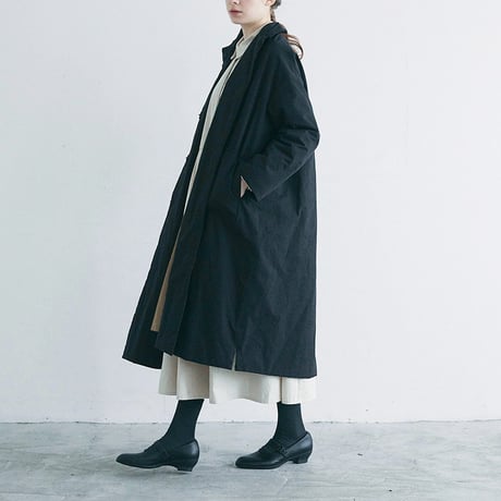MAGALI マガリ　ヴィンテージフィニッシュコットンパディットコート　#ブラック