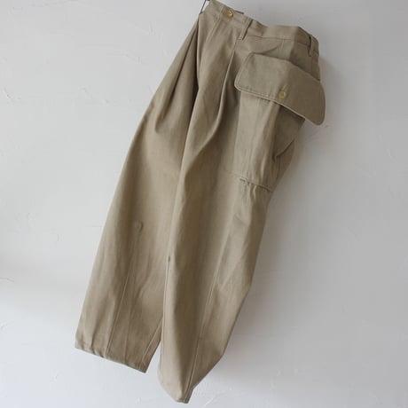 ASEEDONCLOUD アシードンクラウド　P.E DENIM trousers #sand beige　【送料無料】
