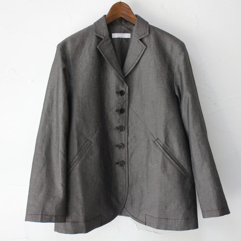 再入荷** homspun ホームスパン W/Lジャケット #ダークブラウン