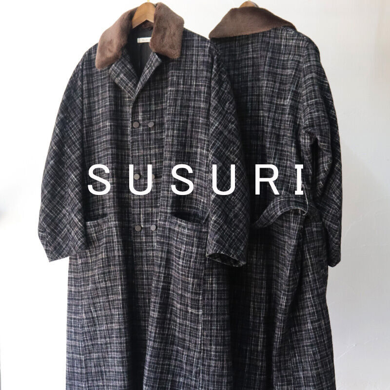 SUSURI ススリ マーシュコート #check 【送料無料】 | sukima-スキマ SUSURI ススリ マーシュコート #check 【送料無料】 | sukima-スキマ